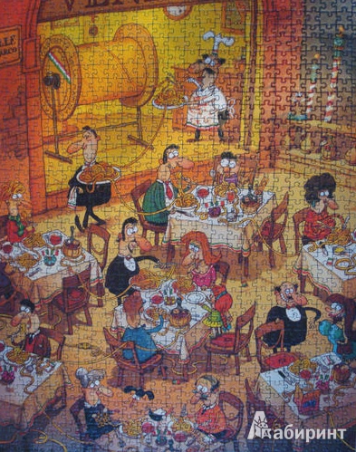 Иллюстрация 5 из 5 для Puzzle-1000 "Итальянская паста" Marino Degano (29124) | Лабиринт - игрушки. Источник: ЛиС-а