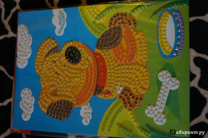 Иллюстрация 8 из 8 для Разноцветная мозаика "Щенок" (2603) | Лабиринт - игрушки. Источник: Лыкина  Оксана
