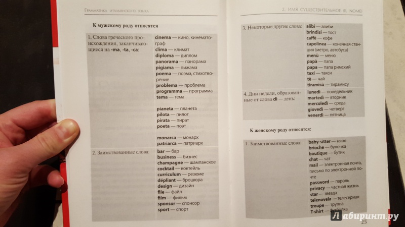 Иллюстрация 14 из 23 для Грамматика итальянского языка - Буэно, Грушевская | Лабиринт - книги. Источник: Ола-ола