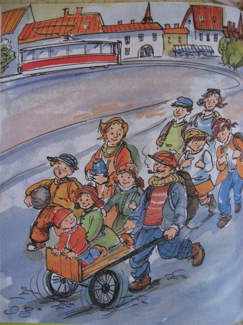 Иллюстрация 88 из 102 для Папа, мама, бабушка, восемь детей и грузовик - Анне-Катрине Вестли | Лабиринт - книги. Источник: М-и-л-е-н-а