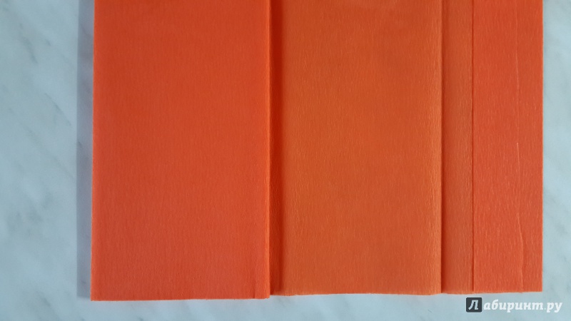 Иллюстрация 3 из 7 для Бумага цветная крепированная (оранжевая) (28582/10) | Лабиринт - канцтовы. Источник: Natalia Vedeneeva