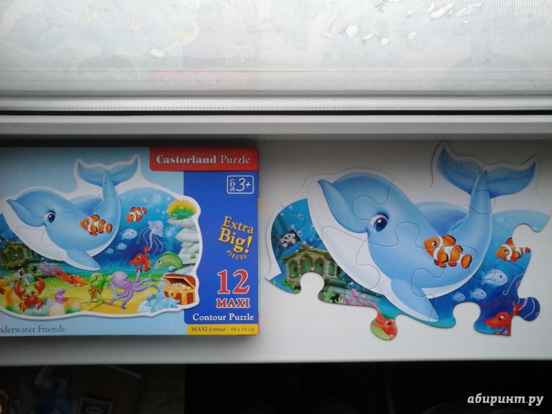 Иллюстрация 6 из 11 для Puzzle-12 MAXI "Подводные друзья" (В-120093) | Лабиринт - игрушки. Источник: Татьяна Арнт