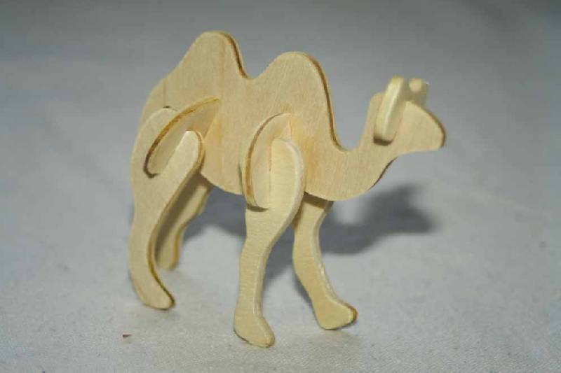 Иллюстрация 10 из 13 для Сорная деревянная модель Верблюд | Лабиринт - игрушки. Источник: вера_о