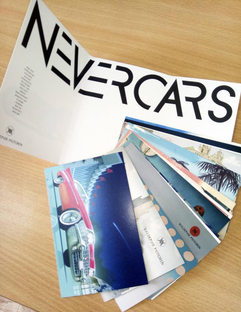 Иллюстрация 26 из 27 для Набор открыток "NEVERCARS. Автомобили, которых не было" | Лабиринт - сувениры. Источник: Сергей