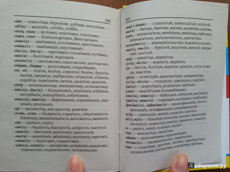 Иллюстрация 16 из 17 для Школьный словообразовательный словарь | Лабиринт - книги. Источник: Баскова  Юлия Сергеевна