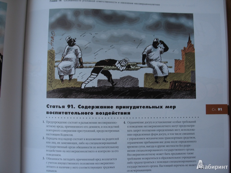 Иллюстрация 22 из 26 для Иллюстрированный Уголовный кодекс РФ | Лабиринт - книги. Источник: AnnaSanna