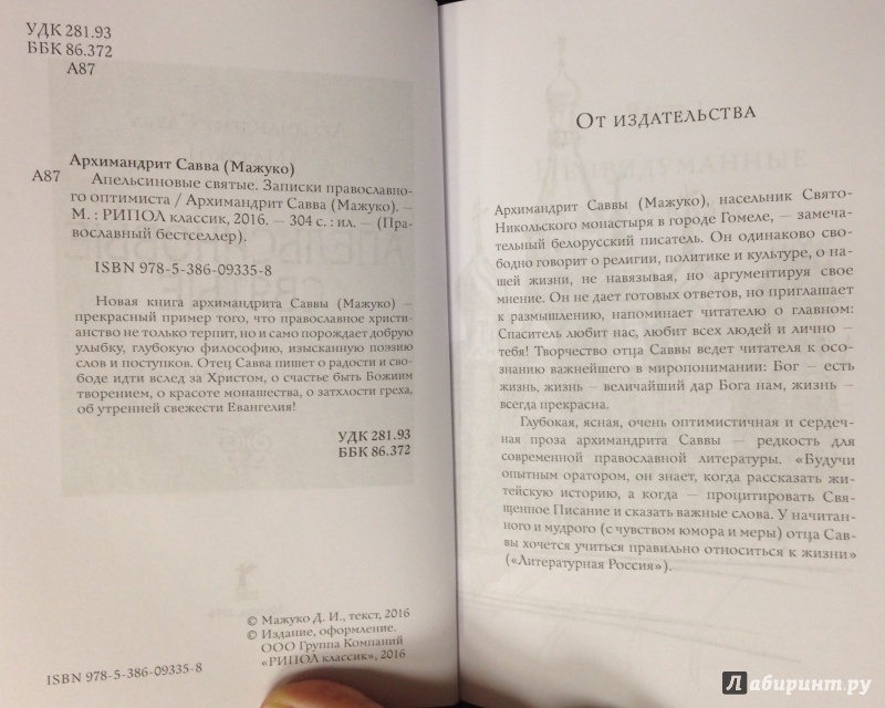 Иллюстрация 4 из 38 для Апельсиновые святые. Записки православного оптимиста - Савва Мажуко | Лабиринт - книги. Источник: Tatiana Sheehan