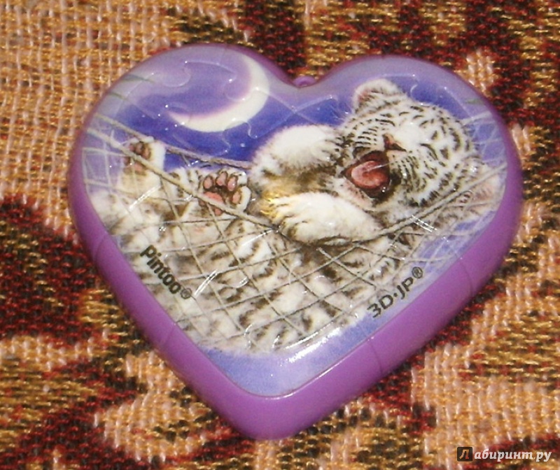 Иллюстрация 4 из 5 для Шаровый пазл Брелок Сердце Котята (G1101_2.36) | Лабиринт - игрушки. Источник: Ёжик
