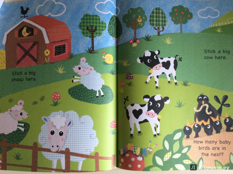 Иллюстрация 14 из 16 для My Baby Animals Sticker Activity Book | Лабиринт - книги. Источник: Гришина  Полина