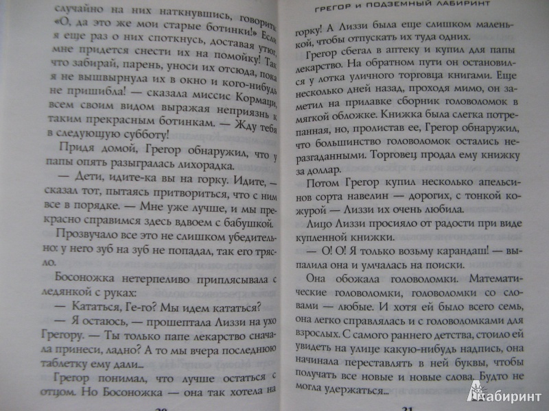 Иллюстрация 9 из 11 для Грегор и подземный лабиринт - Сьюзен Коллинз | Лабиринт - книги. Источник: Ольга