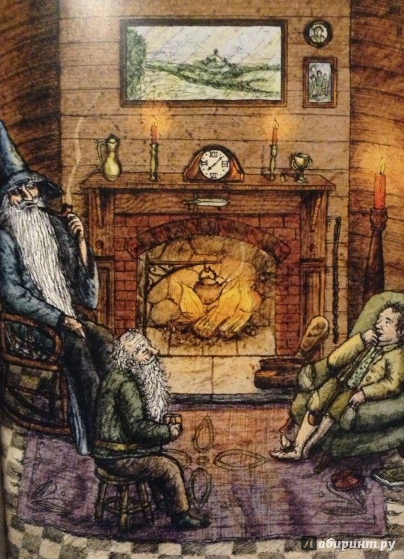 Иллюстрация 38 из 45 для The Hobbit - Tolkien John Ronald Reuel | Лабиринт - книги. Источник: Кр.- с.т.