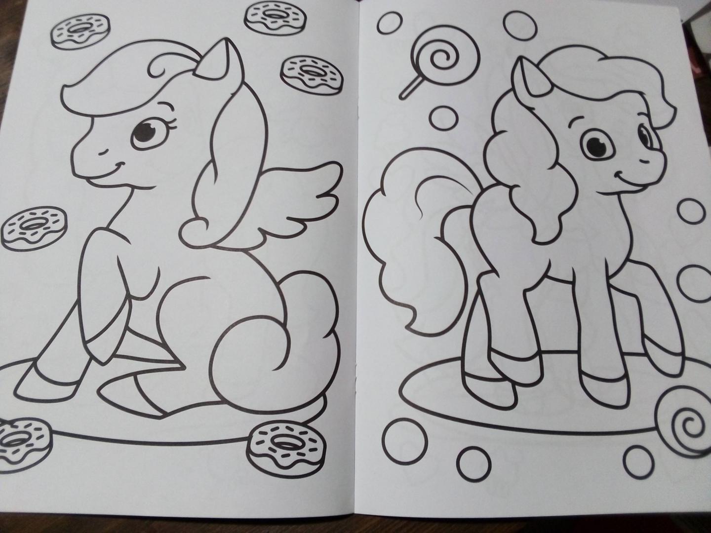 Иллюстрация 8 из 11 для Раскраска "Крошки Пони" | Лабиринт - книги. Источник: Светлана Ивановна