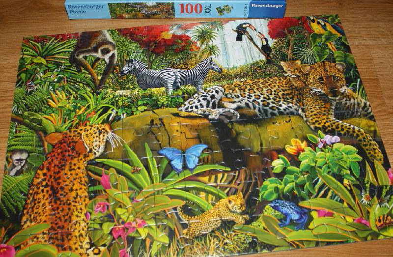 Иллюстрация 3 из 4 для Пазл "Дикие джунгли". 100 элементов (107810) | Лабиринт - игрушки. Источник: Aqua_Vitae