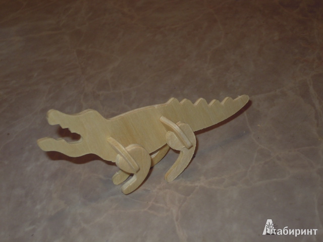 Иллюстрация 8 из 10 для Сборная модель Крокодил | Лабиринт - игрушки. Источник: Iwolga
