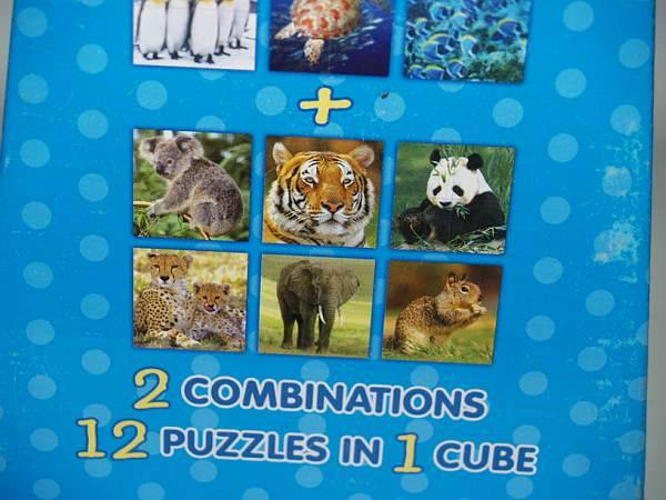 Иллюстрация 9 из 12 для Магнитные кубики-пазлы "Дикие животные" (8 кубиков, 12 пазлов) (14031) | Лабиринт - игрушки. Источник: Cовушка