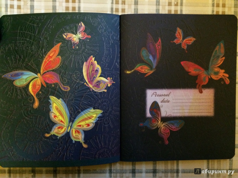Иллюстрация 3 из 7 для Тетрадь общая "Радужные бабочки" (48 листов, клетка, в ассортименте) (7-48-1021) | Лабиринт - канцтовы. Источник: Varisha