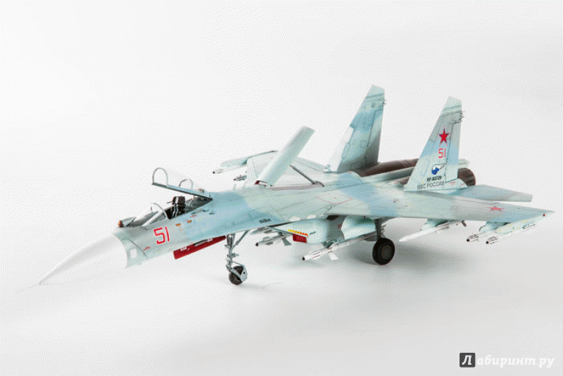 Иллюстрация 2 из 4 для Российский многоцелевой истребитель Су-27 СМ (7295П) | Лабиринт - игрушки. Источник: Елисеев  Сергей Владимирович