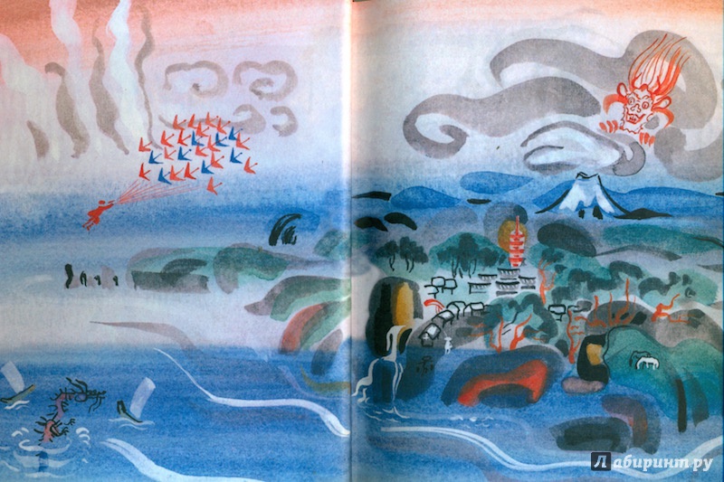 Иллюстрация 38 из 50 для Японские народные сказки | Лабиринт - книги. Источник: Leto_leto