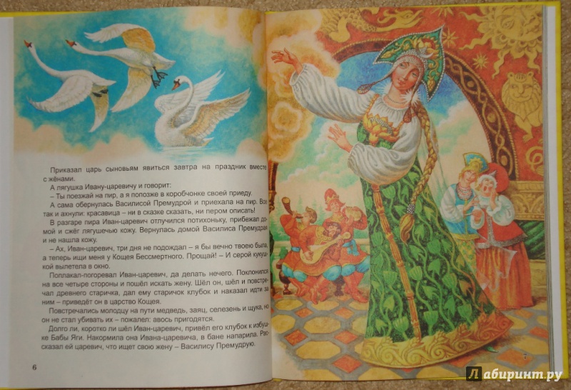 Иллюстрация 3 из 22 для Царевна-лягушка | Лабиринт - книги. Источник: Lelik5005