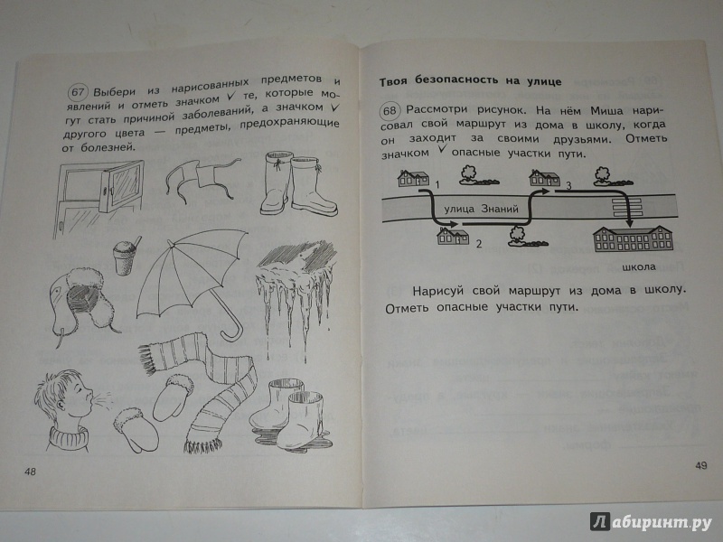 Иллюстрация 29 из 35 для Окружающий мир. 2 класс. Тетрадь для  самостоятельной работы №2. ФГОС - Федотова, Трафимова, Трафимов | Лабиринт - книги. Источник: irina-9