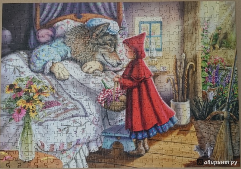 Иллюстрация 2 из 2 для Puzzle-500 "Красная Шапочка" (B-51854) | Лабиринт - игрушки. Источник: Чудинова  Наталья Дмитриевна