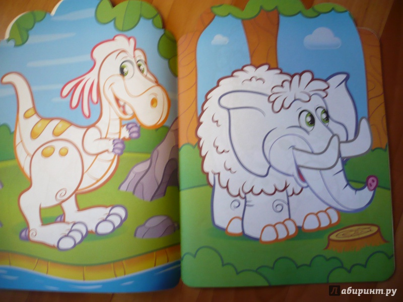 Иллюстрация 4 из 32 для Динозавры. Раскраска с наклейками для детей с 3-х лет | Лабиринт - книги. Источник: angela_kvitka