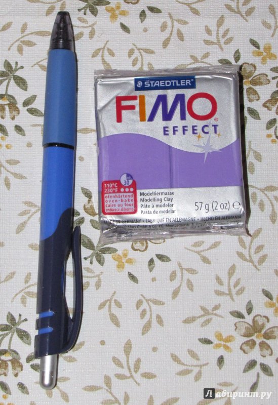 Иллюстрация 4 из 4 для FIMO Effect полимерная глина, 57 гр., цвет полупрозрачный лиловый (8020-604) | Лабиринт - игрушки. Источник: V  Marisha