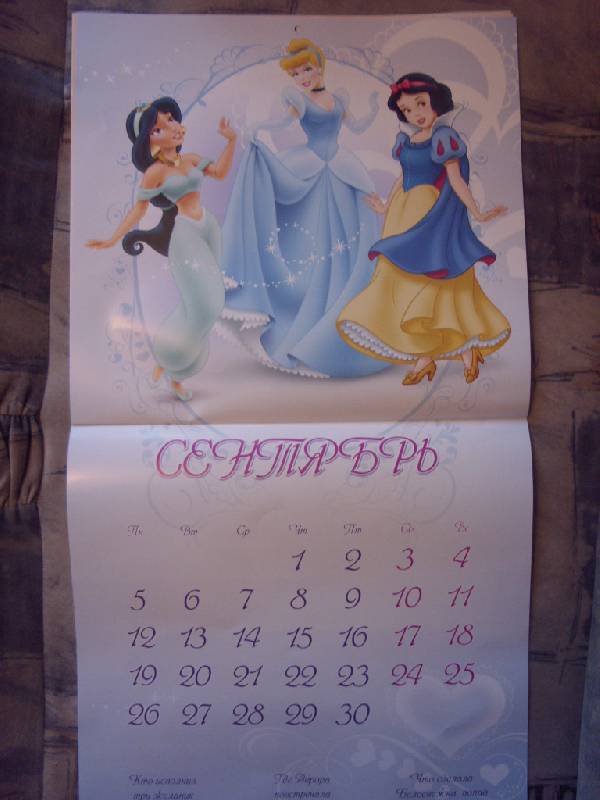 Иллюстрация 10 из 16 для Календарь 2011 "Принцессы" | Лабиринт - сувениры. Источник: Золотая рыбка
