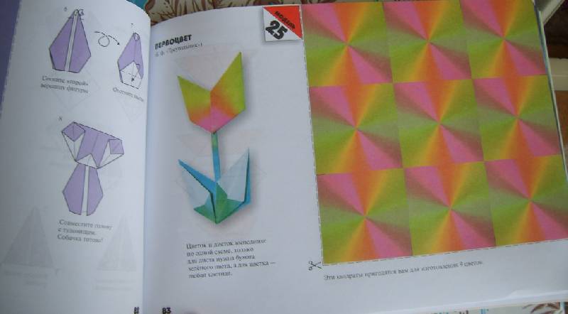 Иллюстрация 9 из 26 для Оригами для начинающих (с набором цветной бумаги) - Ирина Богатова | Лабиринт - книги. Источник: Tatka