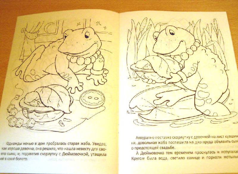 Иллюстрация 3 из 6 для Раскраска-книжка "Дюймовочка" (01369) | Лабиринт - книги. Источник: Iwolga