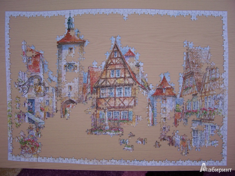 Иллюстрация 13 из 23 для Puzzle 1500 элементов, "Ротенбург" (C-151059) | Лабиринт - игрушки. Источник: Дашенька Клименченко