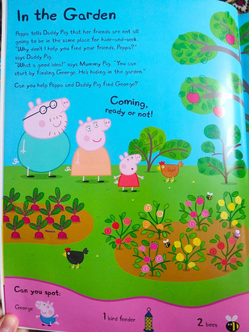 Иллюстрация 30 из 39 для Peppa Pig. Peppa Hide-and-Seek. Search & Find Book | Лабиринт - книги. Источник: Фархутдинова  Алия