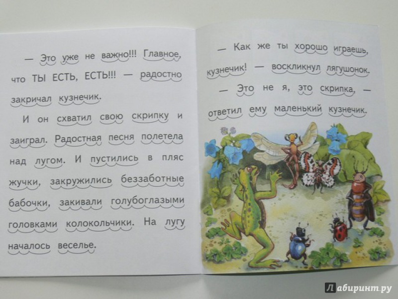Иллюстрация 12 из 32 для Сказка про маленького кузнечика и скрипку - Елена Ермолова | Лабиринт - книги. Источник: Irbis