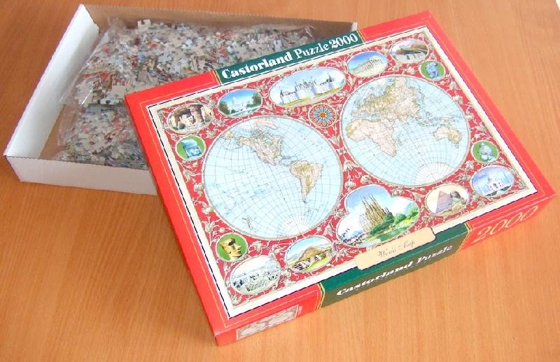 Иллюстрация 2 из 2 для Puzzle-2000. "Карта мира" (C-200337-NEW) | Лабиринт - игрушки. Источник: nightprofessor