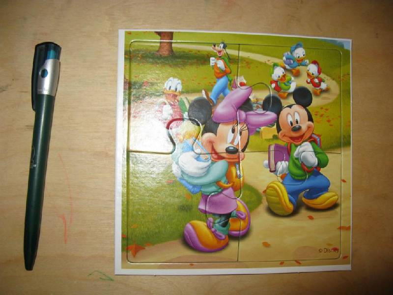 Иллюстрация 1 из 4 для Step Puzzle 4 в 1 "Микки Маус" (92300) | Лабиринт - игрушки. Источник: kootova