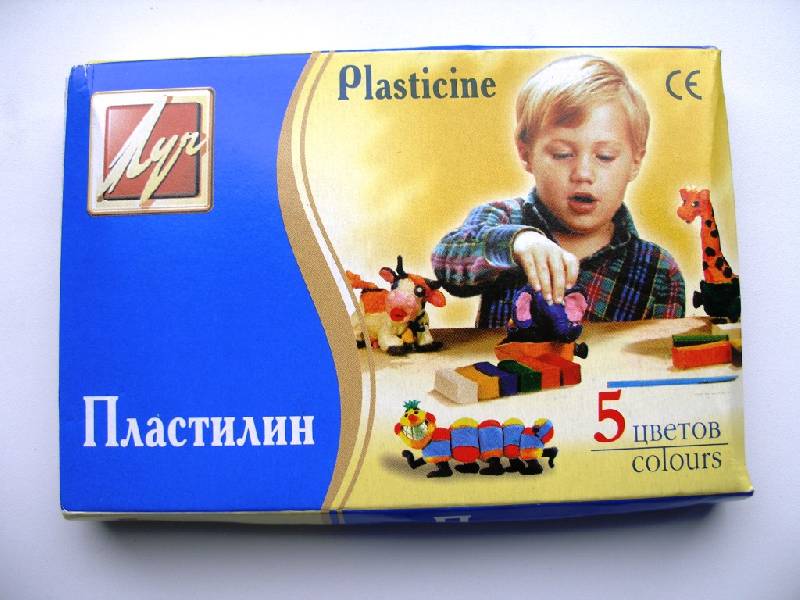 Иллюстрация 1 из 4 для Пластилин Детство 5 цветов (7С 248-08) | Лабиринт - игрушки. Источник: Папи.рус