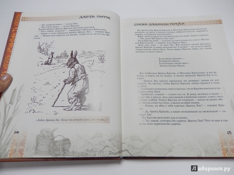 Иллюстрация 16 из 23 для Сказки Дядюшки Римуса и другие Американские народные сказки - Джоэль Харрис | Лабиринт - книги. Источник: dbyyb