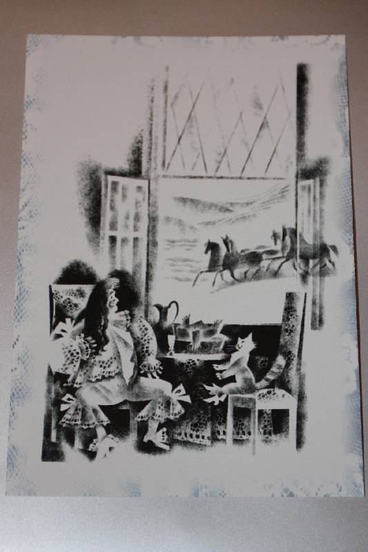 Иллюстрация 8 из 14 для Сказки матушки Гусыни. В открытках - Шарль Перро | Лабиринт - сувениры. Источник: Читатель Книг