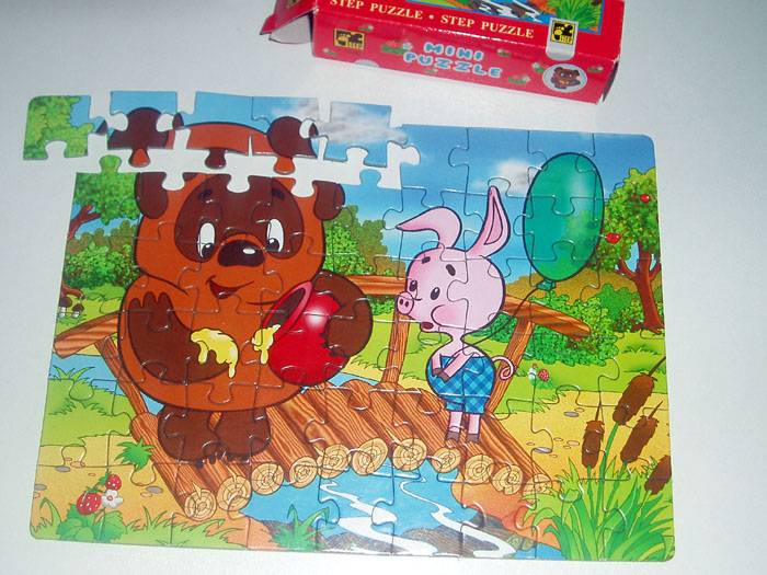 Иллюстрация 6 из 14 для Step Puzzle-54 "Винни Пух" (71006) | Лабиринт - игрушки. Источник: Galia
