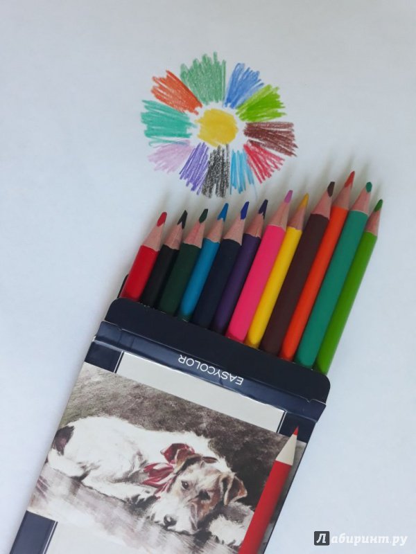 Иллюстрация 15 из 25 для Карандаши цветные "Easycolor" (12 цветов, трехгранные) (30-0028) | Лабиринт - канцтовы. Источник: Весна