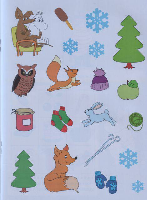 Иллюстрация 6 из 9 для Зима в Муми-далене. Игры с наклейками | Лабиринт - книги. Источник: Протуберанец
