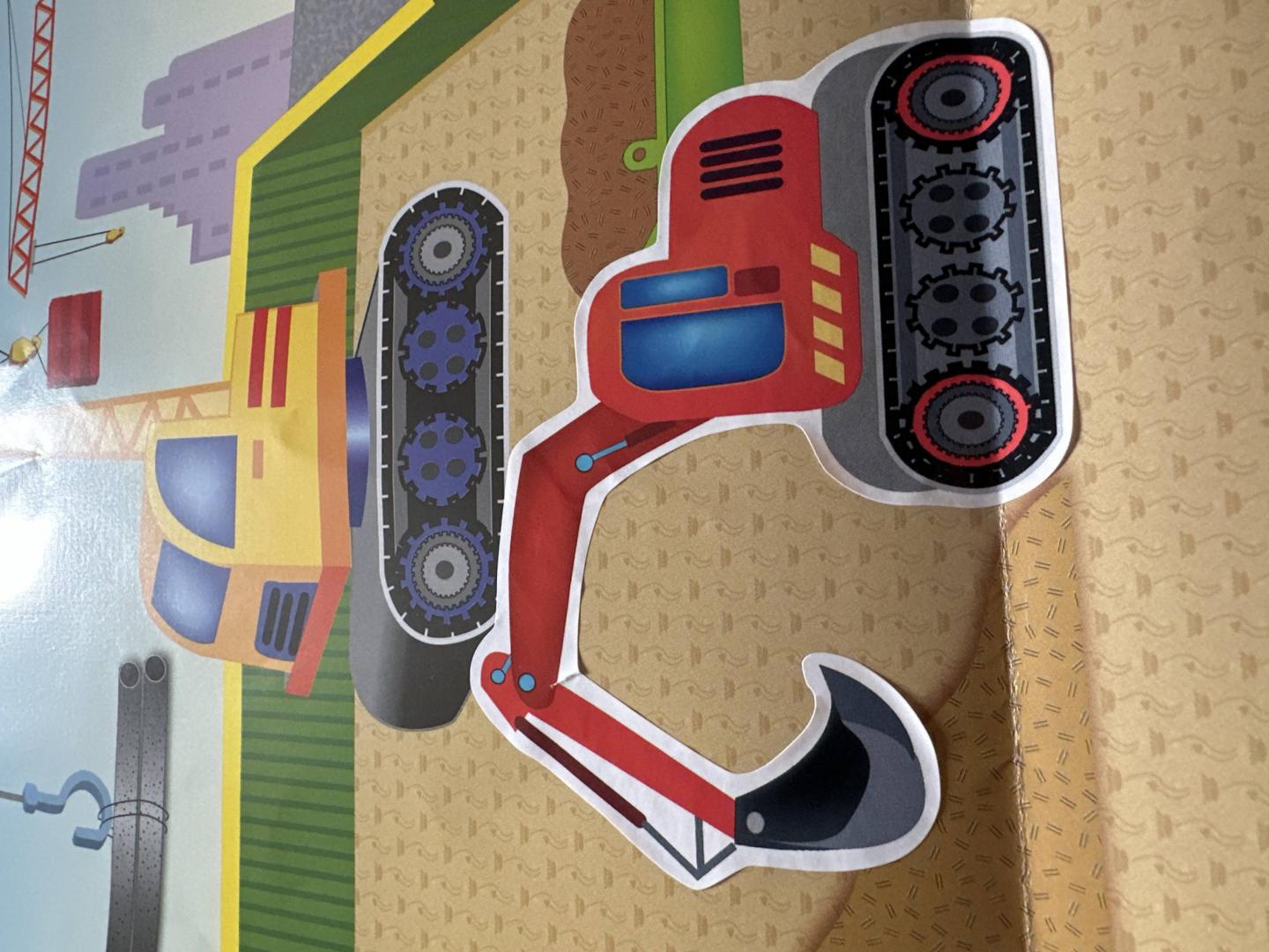 Иллюстрация 27 из 27 для Развивающий плакат-игра "Большие машины" | Лабиринт - игрушки. Источник: Лабиринт