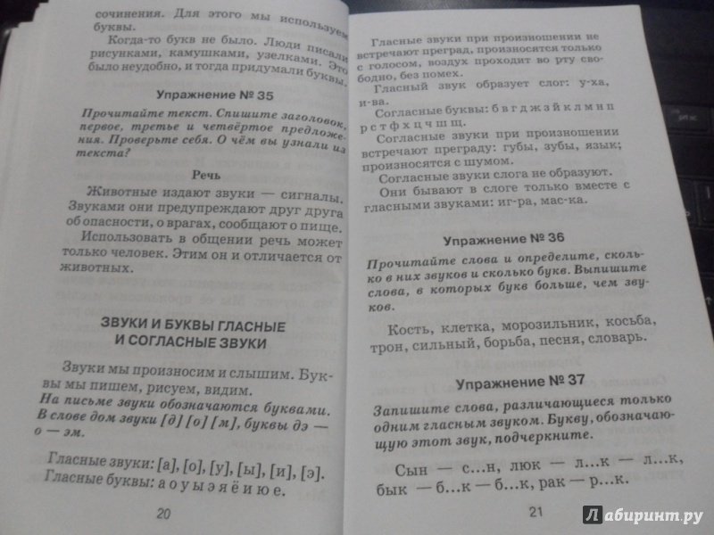 Иллюстрация 3 из 26 для Правила и упражнения по русскому языку: 1 класс | Лабиринт - книги. Источник: Alva