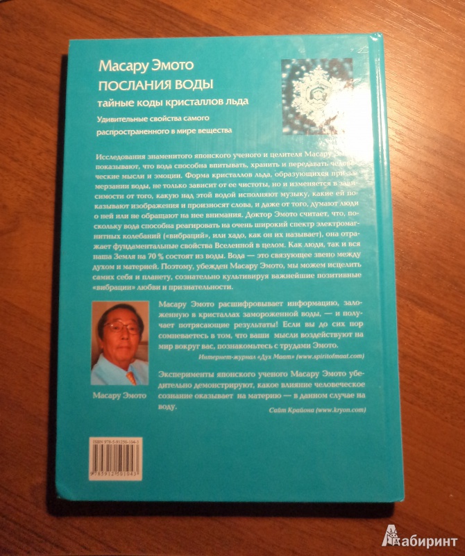Иллюстрация 21 из 21 для Послания воды: Тайные коды кристаллов льда - Масару Эмото | Лабиринт - книги. Источник: Tina0629