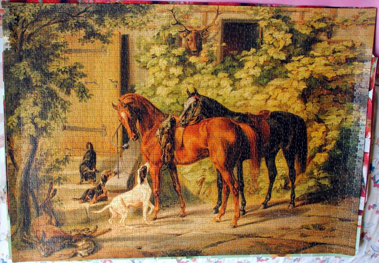 Иллюстрация 5 из 8 для Step Puzzle-2000 (84203) Лошади у крыльца | Лабиринт - игрушки. Источник: WhiteUnicorn