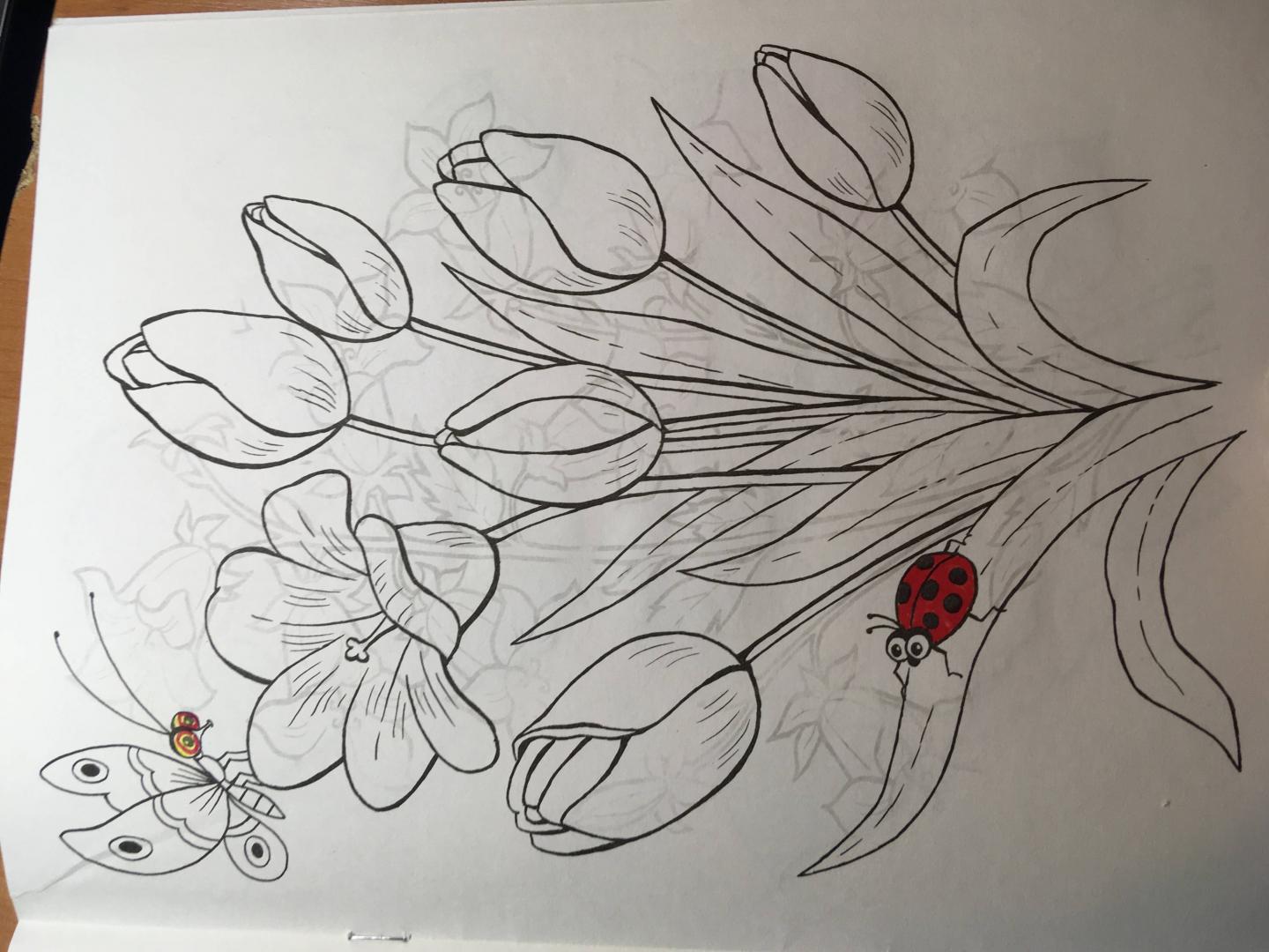 Иллюстрация 19 из 22 для Цветы и бабочки - Татьяна Коваль | Лабиринт - книги. Источник: Vasioero