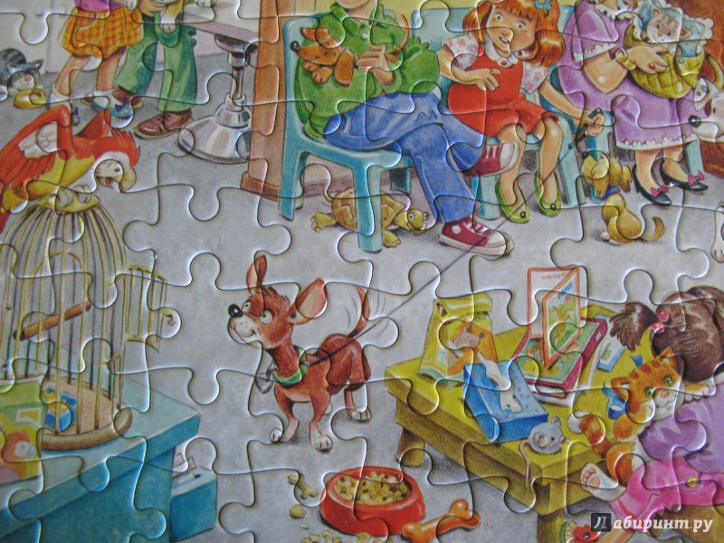 Иллюстрация 5 из 11 для Puzzle-120 MIDI "Ветклиника" (В-13104) | Лабиринт - игрушки. Источник: Мария  Мария