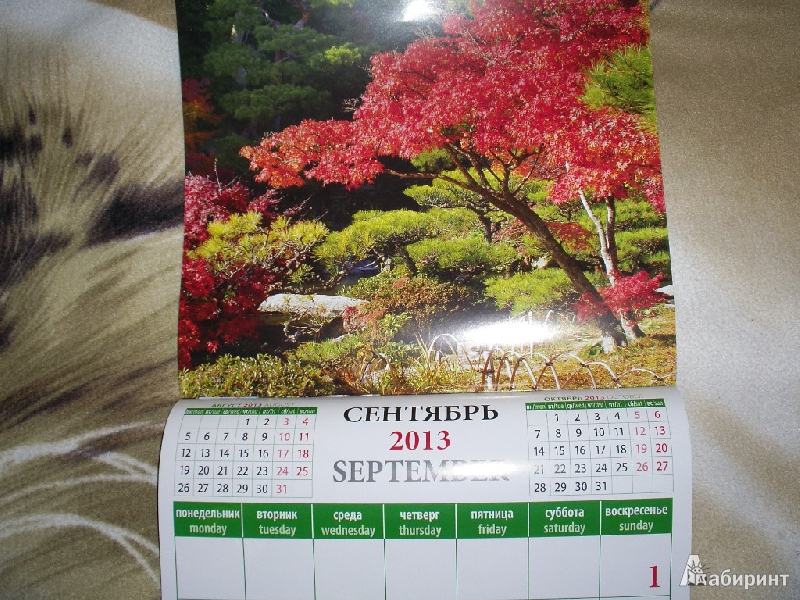Иллюстрация 8 из 9 для Календарь 2013 "Японский сад" (70327) | Лабиринт - сувениры. Источник: Tiger.
