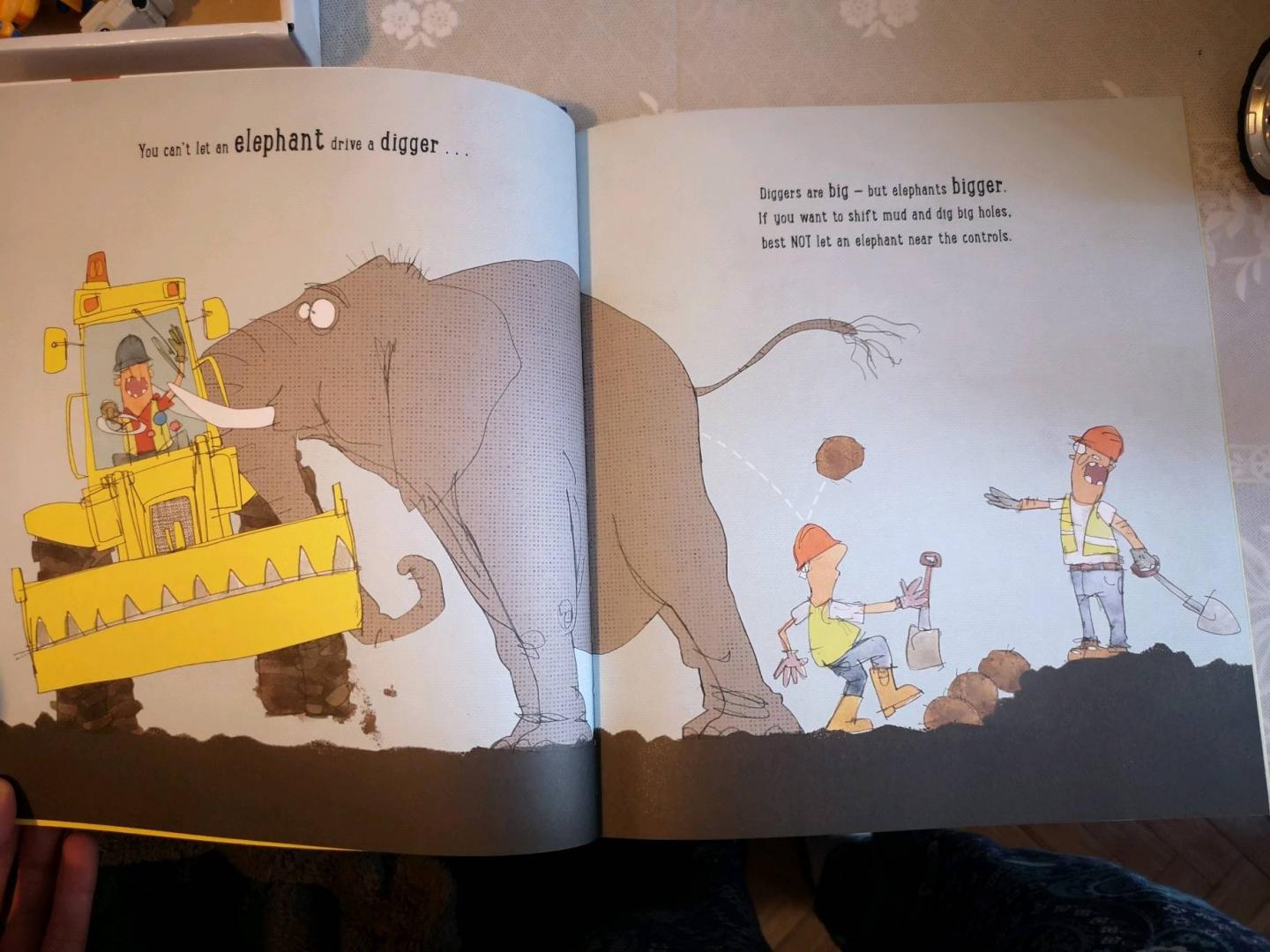 Иллюстрация 5 из 14 для You Can't Let an Elephant Drive a Digger - Patricia Cleveland-Peck | Лабиринт - книги. Источник: Адаменко  Татьяна Юрьевна