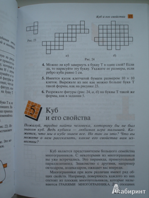 Иллюстрация 30 из 40 для Математика. Наглядная геометрия. 5-6 классы. Учебник. ФГОС - Шарыгин, Ерганжиева | Лабиринт - книги. Источник: Blackboard_Writer